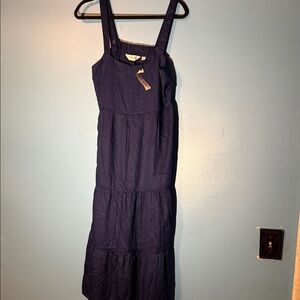 The Drop Sleeveless Navy Blue Maxi Dress MEDIUM